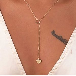 New Trendy ❤️ Choker Chain Tear Drop Link Necklace